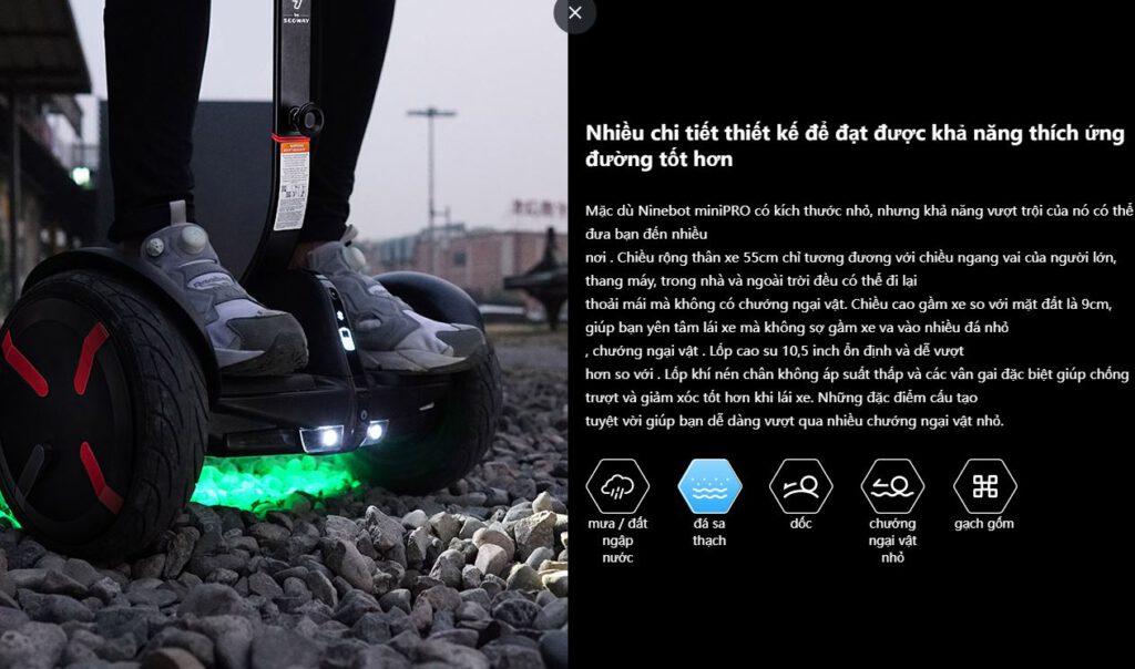 Xe Cân Bằng Ninebot Mini Pro Segway Việt Nam